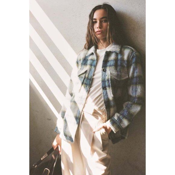 RAILS x Revolve Turner Jacket in Lime Cobalt Smoke‎ Sz S - Picture 9 of 13